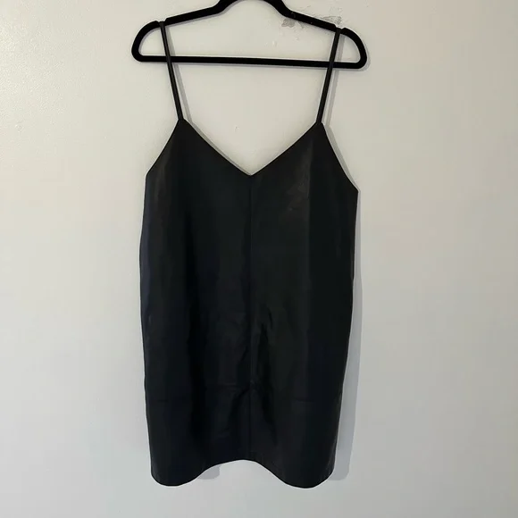 Free People Mini Leather Dress - Picture 3 of 7